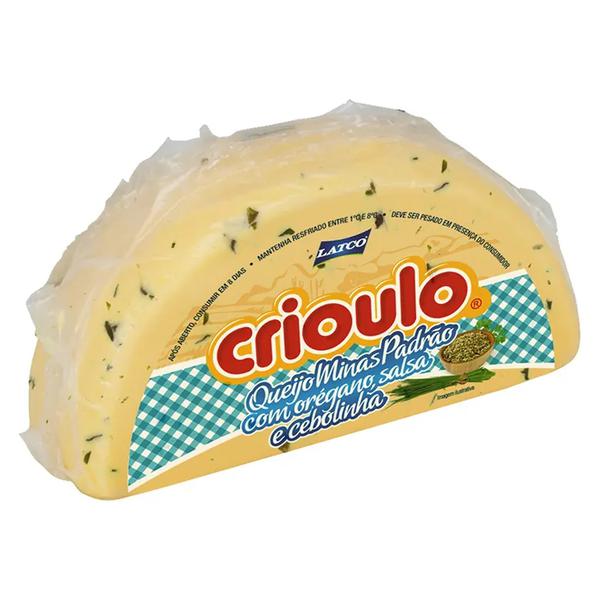 QUEIJO MINAS C/OREGANO/SAL/CEB CRIOULO KG