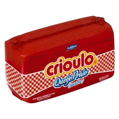 QUEIJO PRATO LANCHE  PECA CRIOULO KG