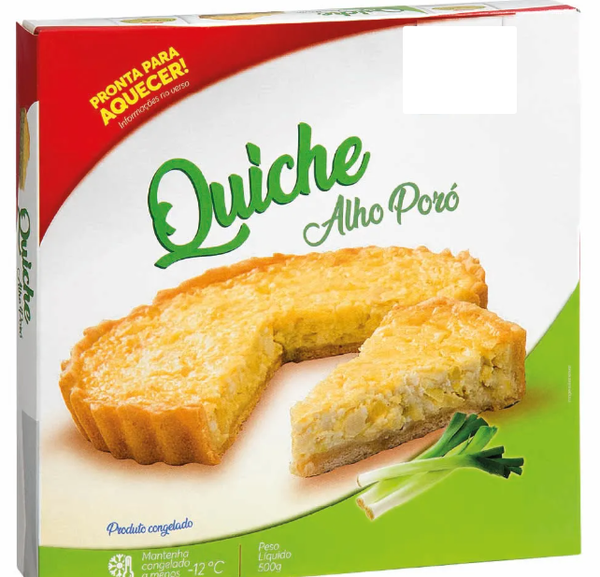 QUICHE DE ALHO PORO CONGELATO 200G
