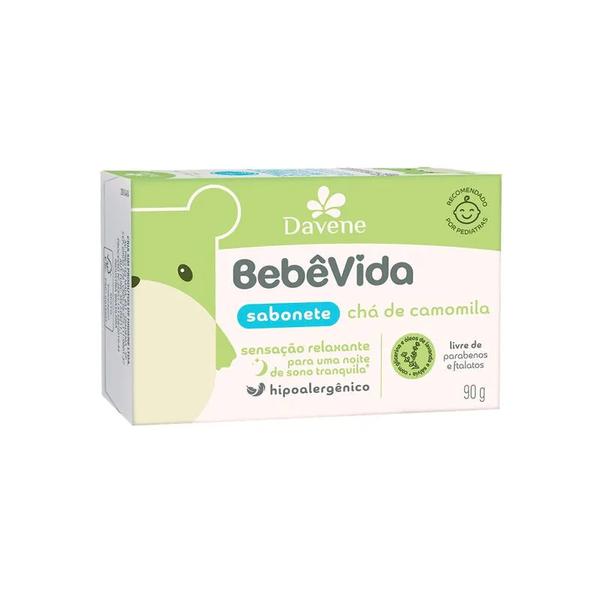 SABONETE DAVENE BEBE VIDA CHA DE CAMOMILA 90G