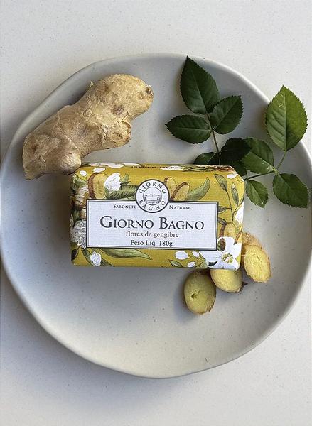 SABONETE EM BARRA GIORNO FLORES DE GENGIBRE 180G