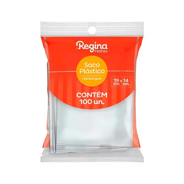 SACO PLASTICO HAMBURGUER 100 un