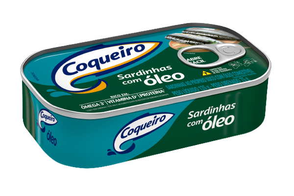 SARDINHA COQUEIRO EM OLEO 125G