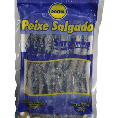 SARDINHA ROCHA SALGADA BANDEJA 400G
