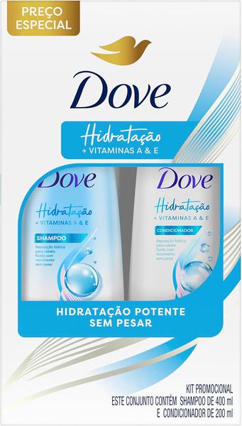 SH DOVE HIDRATACAO 400ML COND DOVE 200ML