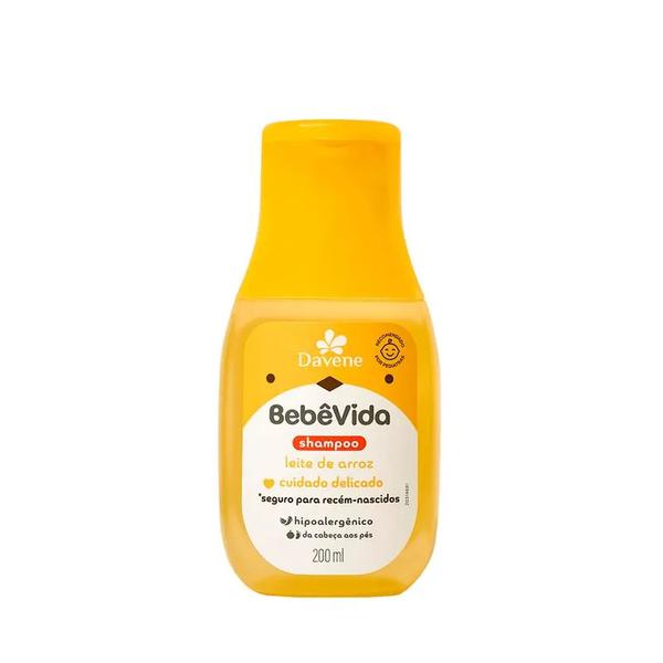 SHAMPOO DAVENE BEBE VIDA LEITE DE ARROZ 200ML