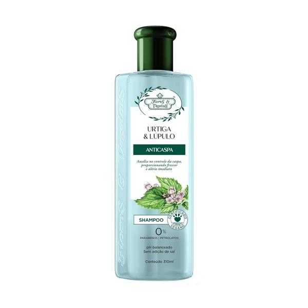 SHAMPOO FLORES E VEGETAIS URT.E LUPULO 300ML