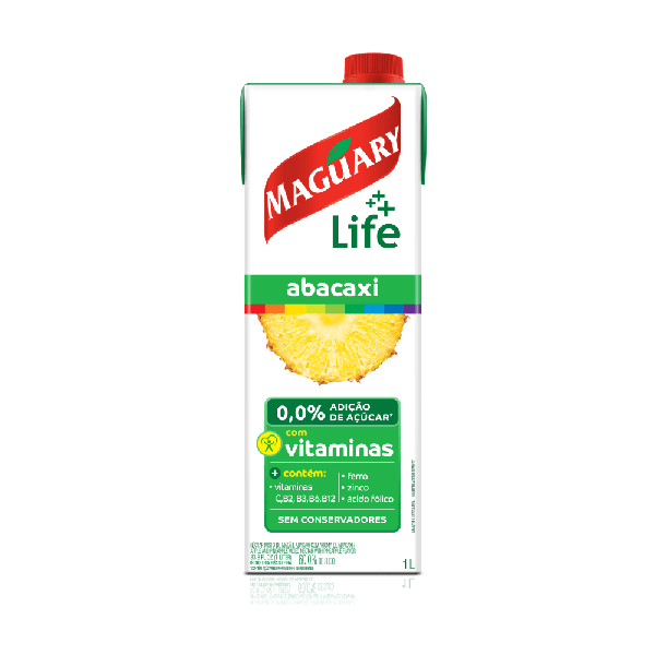 SUCO DE ABACAXI LIFE 1L