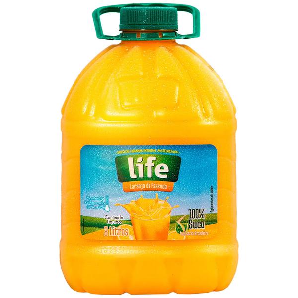SUCO DE LARANJA LIFE 3L