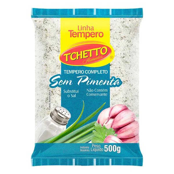 TEMPERO COMPLETO TCHETTO S/PIMENTA 500GR