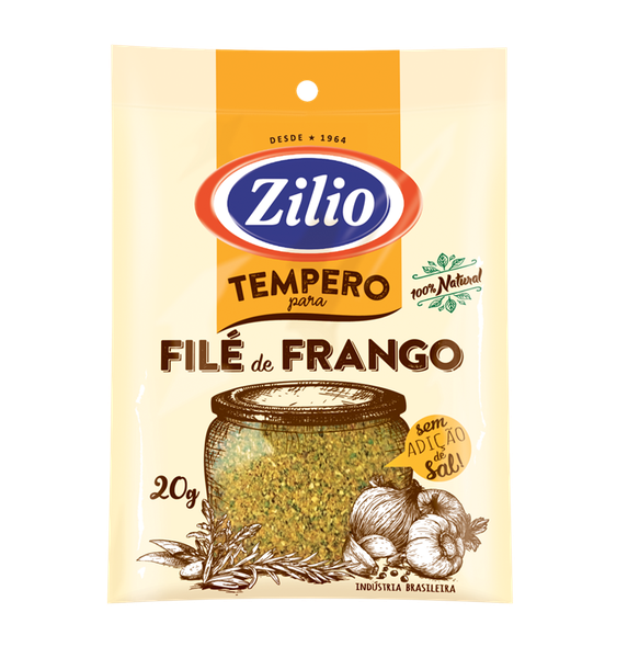 TEMPERO FILE DE FRANGO ZILIO 20G
