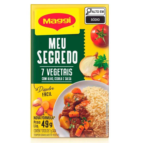 TEMPERO MAGGI MEU SEGREDO 7 VEGETAIS 49g