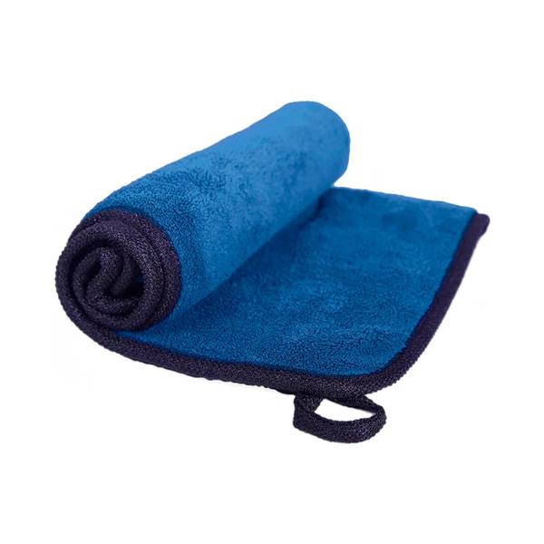 TOALHA MICROFIBRA 40X40 DUPLA FACE AZUL