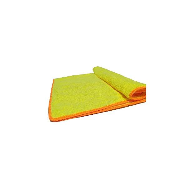 TOALHA MICROFIBRA 40X60 AMARELA/LARANJA