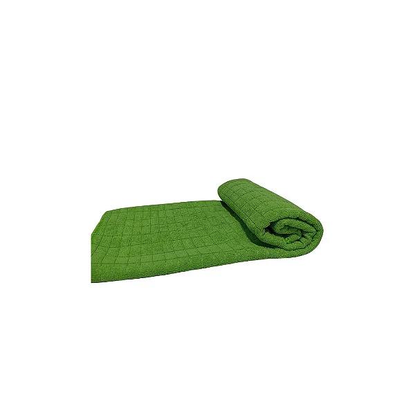 TOALHA MICROFIBRA 50X60 QUADRICULADA VERDE