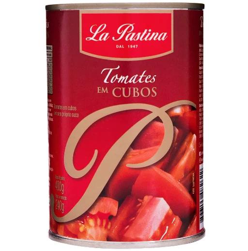 TOMATE PELADO CUBOS LA PASTINA 400G