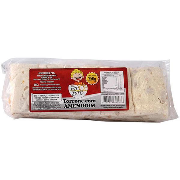 TORRONE COM AMENDOIM BIRO BIRO 250G