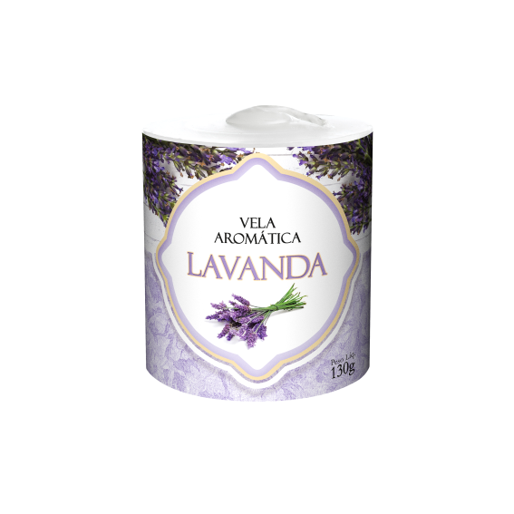 VELAS AROMATICA LAVANDA 130G