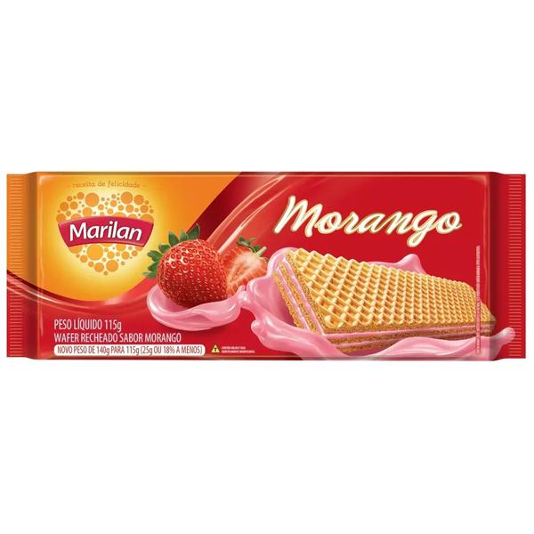 WAFER MARILAN MORANGO 140G