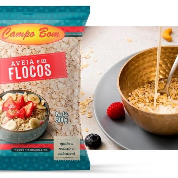 AVEIA EM FLOCOS CAMPO BOM 500G