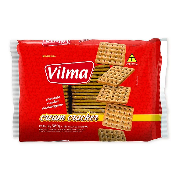 BISC. CREAM CRACKER TRAD. VILMA 360G