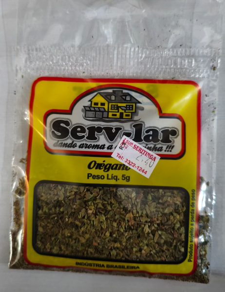 CONDIMENTO SERV LAR 5G OREGANO