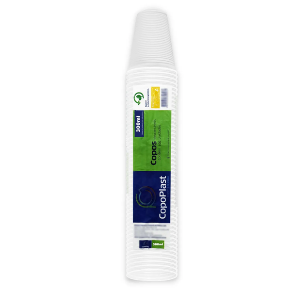 COPO DESC COPOPLAST C/100UN 300ML