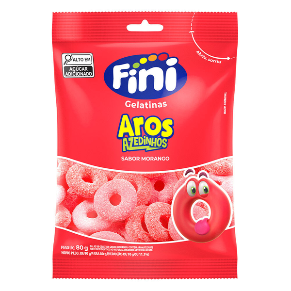 FINI AROS DE MORANGO 80GR