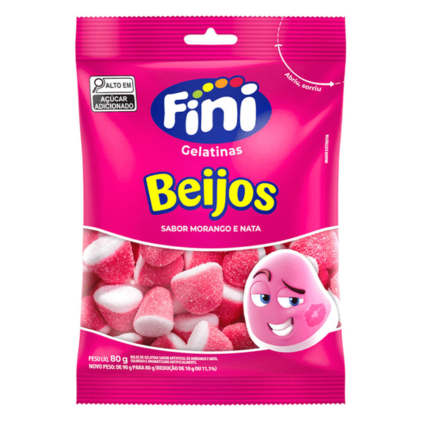 FINI BEIJOS DE MORANGO 80GR
