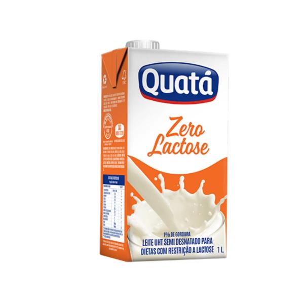 LEITE UHT SEMIDESNATADO QUATA ZERO L