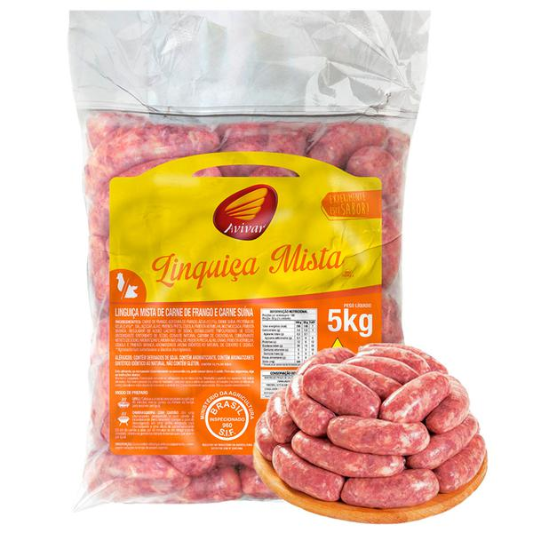 LINGUICA CHURRASCO FRANGO AVIVAR CONG PCT 1KG