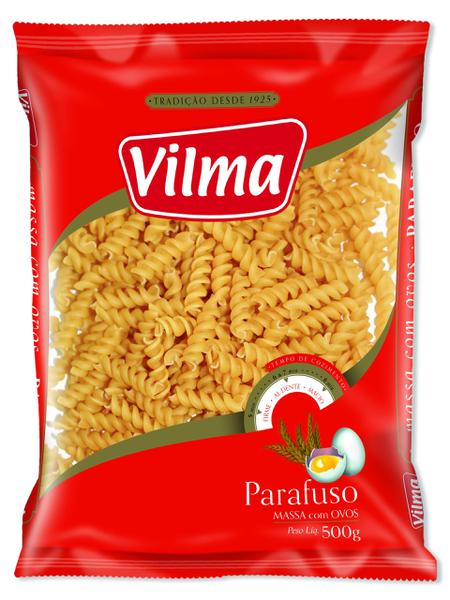 MACARRAO VILMA 500G PARAFUSO C/OVOS