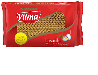 MASSA LASANHA VILMA 500G C/OVOS