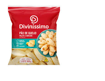 PAO DE QUEIJO 3QUEIJO DIVINISS 800G - 30G