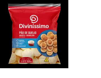 PAO DE QUEIJO FRANGO DIVINISS 800G - 35G