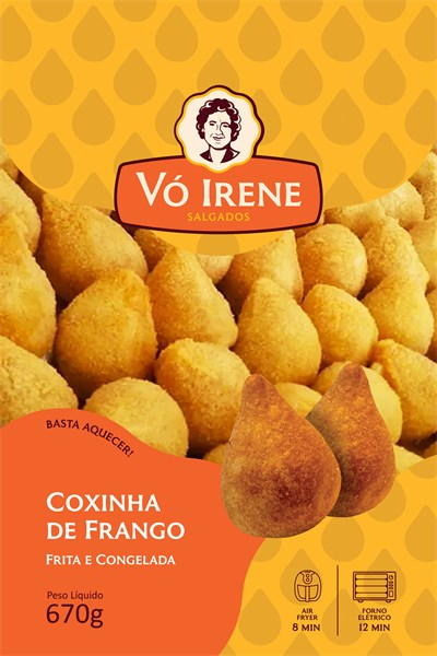 REVENDA CONGELADO - COXINHA DE FRANGO VO IRENE