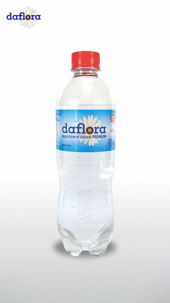 ÁGUA MINERAL DAFLORA C/ GÁS 500ML