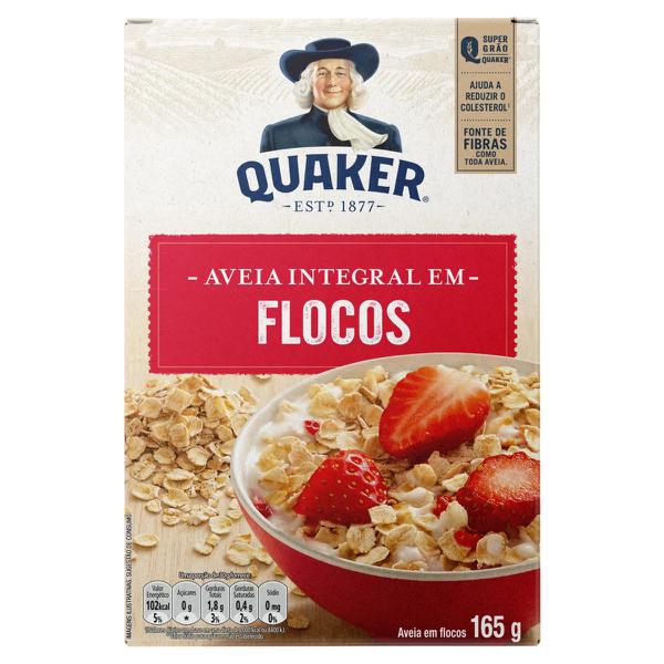 AVEIA EM FLOCOS REGULAR QUAKER 165G