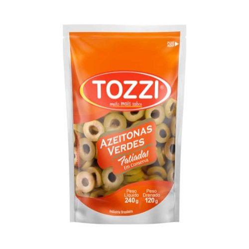 AZEITONA VERDE FATIADA 120G TOZZI
