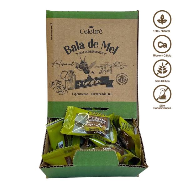 BALA DE MEL GENGIBRE CELEBRÊ 7,5G