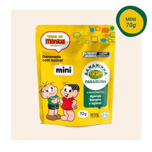 BANANADA C/ AÇUCAR 70G TURMA DA MÔNICA