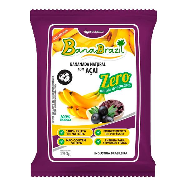 BANANADA COM ACAI 230G ZERO BANABRAZIL