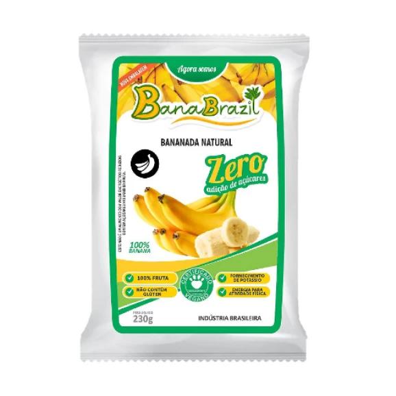 BANANADA NATURAL 230G ZERO BANABRAZIL
