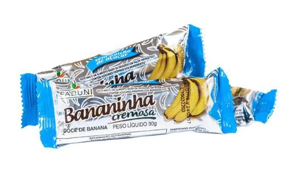 BANANINHA CREMOSA SEM AÇÚCAR 30G FADUNI