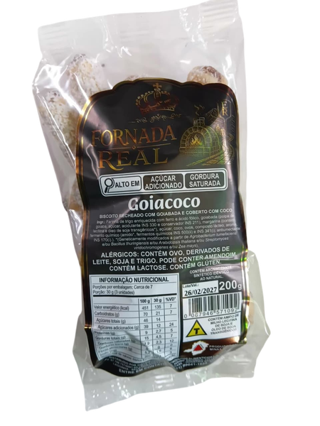 BISC GOIACOCO 200G FORNADA REAL