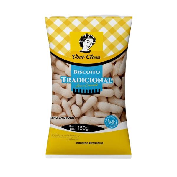 BISC VOVO CLARA 150G POLVILHO TRADICIONAL