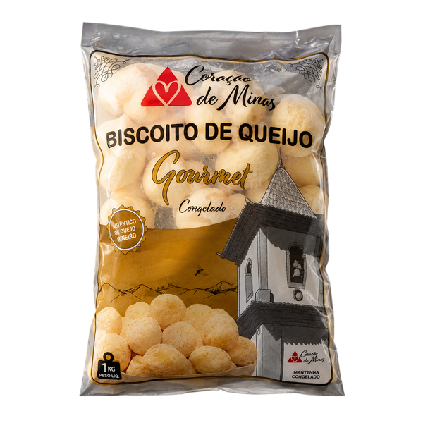 BISCOITO DE QUEIJO GOURMET CORAÇÃO DE MINAS 1KG