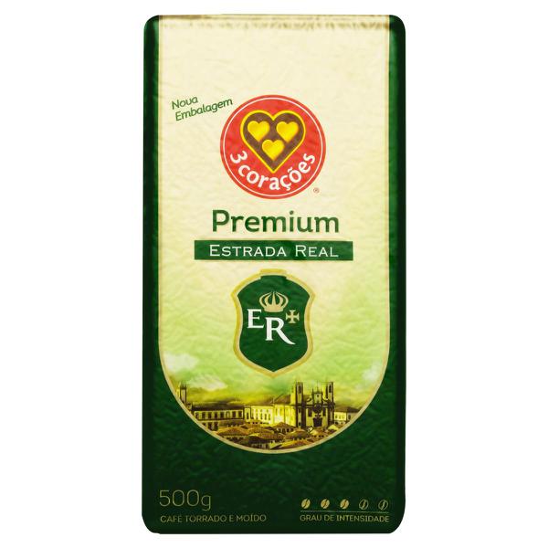CAFÉ 3 CORAÇÕES PREMIUM ESTRADA REAL 500G VACUO