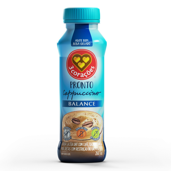 CAPPUCCINO PRONTO BALANCE 3 CORAÇÕES 260ML