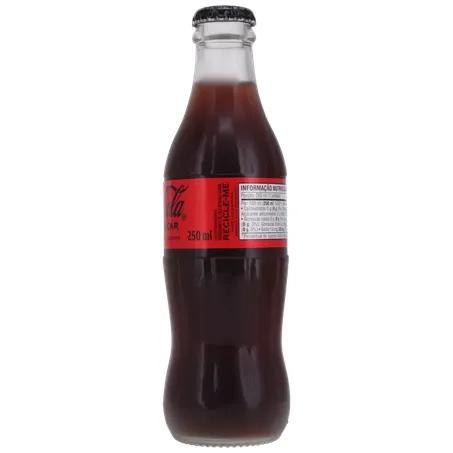 COCA COLA 250ML ZERO AÇUCAR VIDRO